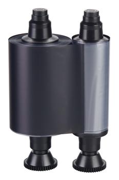 EVOLIS 2-panel monokromt f?rgband, svart och varnish (R3012)