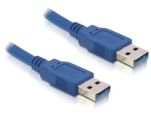 DELOCK Kabel USB 3.0 Stecker A - Stecker A (Blau) Blau (82534)