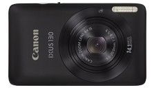 CANON Digital IXUS 130 - Digitalkamera - kompakt - 14.1 Mpix - optisk zoom: 4 x - støttet minne: MMC, SD, SDXC, SDHC, MMCplus - svart (4185B017)