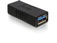 DELOCK Kabel Adapter USB 3.0 A-Bu.>A-Bu. [bk]