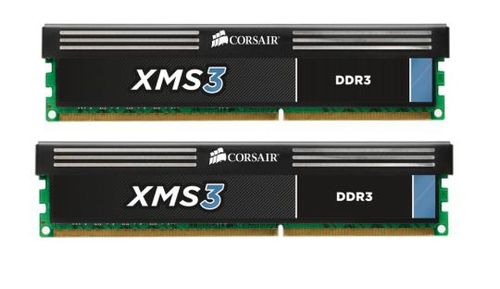 CORSAIR DDR3 8GB 1600MHz XMS3 2x4GB (CMX8GX3M2A1600C9)