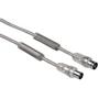 HAMA Kabel Antenn 90dB Ferrit Transparent-Silver1.5m