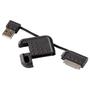 HAMA iPhone 3/4 USB-lader Mini Mini reiselader og synk MFI (00109232)