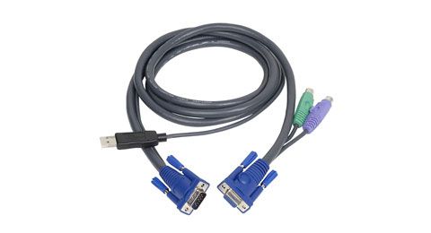 IOGEAR 6 ft. PS/2 to USB intelligent (G2L5502UP           )