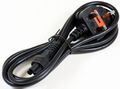 MICROCONNECT Power Cord 3m UK / C5 Black
