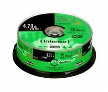 INTENSO 1x25 DVD-R 4,7GB 16x Speed, Cakebox