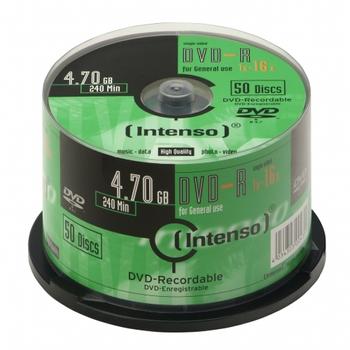 INTENSO DVD-R 4.7GB, 16x 50er Spindel (4101155)