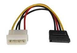LINDY Serial ATA Power Adaptor Cable 15 Way SATA Female/ 4W5?PP (33298)