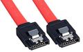 LINDY Internal SATA Cable with Latch 7 Pin Male to Male SATA Cable