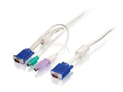LEVELONE 3.0m Combo kabel PS/2vusb/VGA>VGA