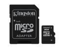KINGSTON 8GB microSDHC Class 4 Flash Card + SD Adapter