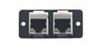 KRAMER W4545(G) Wall Plate Insert Dual RJ-45 grey (85-0002099)
