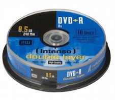 INTENSO DVD+R DL x 10 - 8.5 GB - lagringsmedier