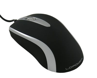 LC POWER 709BS USB Mouse, Black (M709BS)