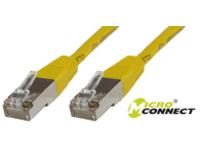MICROCONNECT S/FTP CAT6 0.5m Yellow LSZH (SSTP6005Y)