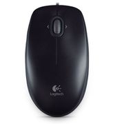 LOGITECH M100, Corded mouse,Black