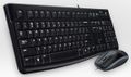 LOGITECH MK 120 corded Desktop USB Keyboard + Mouse