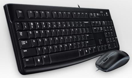 Logitech Desktop MK120 - tastatur- og mussett - Tysk Inn-enhet (920-002540)