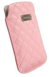 KRUSELL Coco Mobile Pouch Large - Påse för mobiltelefon - mjukt läder - rosa (95152)