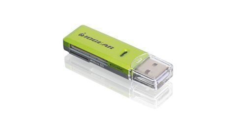 IOGEAR SD/ MicroSD/ MMC Card Reader (GFR204SD)