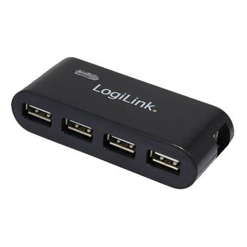 LogiLink 4-Port m. PSU    black (UA0085)