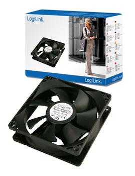 LOGILINK fan  80*80*25mm 32,6 dB black (FAN101)