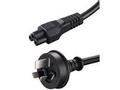 MICROCONNECT Power Cord Notebook 1.8m Black