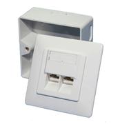 LOGILINK Net Zub Auf-/Unterputzdose Cat 6