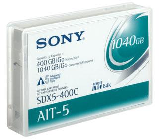 SONY AIT5 Data Cartridge - Labeled (SDX5400CN-LABEL)