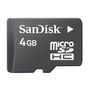 SANDISK microSDHC 4GB Card Only