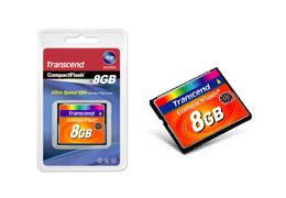 TRANSCEND 8GB CF CARD (133X, TYPE I ) REFURB UK (TS8GCF133)