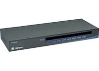 TRENDNET 16PORT KVM USB PS2 COMBO RACK MOUNT SWITCH PC LINUX MAC P&P (TK-1603R)