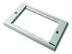 VISION TECHCONNECTV2 WHITE SURROUND DOUBLE GANG *UK* Frame which can attach to any standard UK backbox (pattress), into which you can mount 5 modules. New version with bezeled corners.