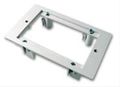 VISION Techconnect Modular AV Faceplate - LIFETIME WARRANTY - Double-Gang Flush Mount UK Mudring - flush-mount mudring for hollow walls - white