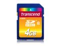 TRANSCEND 4GB SDHC(SD 3.0) High Speed Class 10 (Alt. TS4GSDHC10)