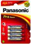 PANASONIC Alkaline Pro Power LR03PPG - Battery 4 x