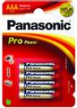 PANASONIC Alkaline Pro Power LR03PPG - Battery 4 x