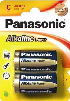 PANASONIC 1x2 Alkaline Power Baby C LR 14 (LR14APB/2BP)