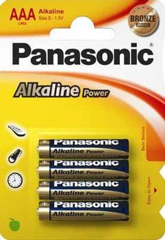 PANASONIC 1x4 Alkaline Power LR 03 Micro (LR03APB/4BP)