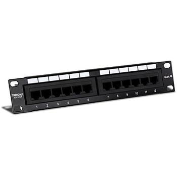 TRENDNET TC-P12C6 Cat6 12-port Patch Panel (TC-P12C6)