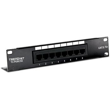 TRENDNET 8-Port Cat 5e UTP Patch Panel (TC-P08C5E)
