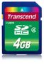 TRANSCEND 4GB Secure Digital- HC (SD 2.0) Class 4 (Alt. TS4GSDHC4)