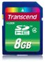 TRANSCEND 8GB Secure Digital- HC (SD 2.0) Class 4 (Alt. TS8GSDHC4)