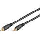 GOOBAY Coaxial Digital/Audio Connector Cable, RCA S/PDIF, Double Shielded<br>RCA male > RCA male