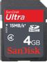 SANDISK SDHC Ultra II 4 GB