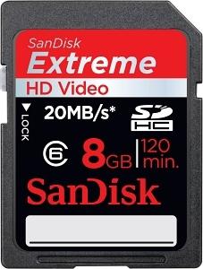 SANDISK SANDISK SDHC Extreme 8GB UHS-I (SDSDX-008G-X46)