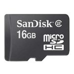 SANDISK minneskort,  microSDHC Class 4, 16GB (SDSDQM-016G-B35)