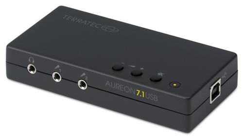 TERRATEC Aureon 7.1 USB External, 7.1 Surround, USB, 16Bit/ 48KHz,  AC3/DTS via Optical (10715)