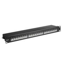 WENTRONIC NET PATCH PANEL CAT6 24 PORT SHIELDED (93048)