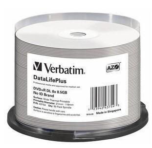 VERBATIM DVD+R Double Layer 8X 8.5GB (43754)